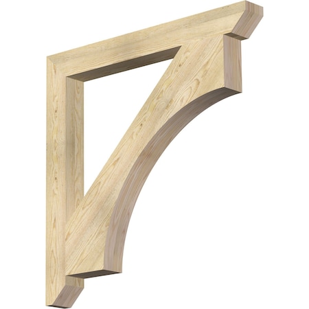 Ekena Millwork Westlake Slat Rough Sawn Bracket, Douglas Fir, 4"W x 38"D x 38"H BKT04X38X38WTL06RDF